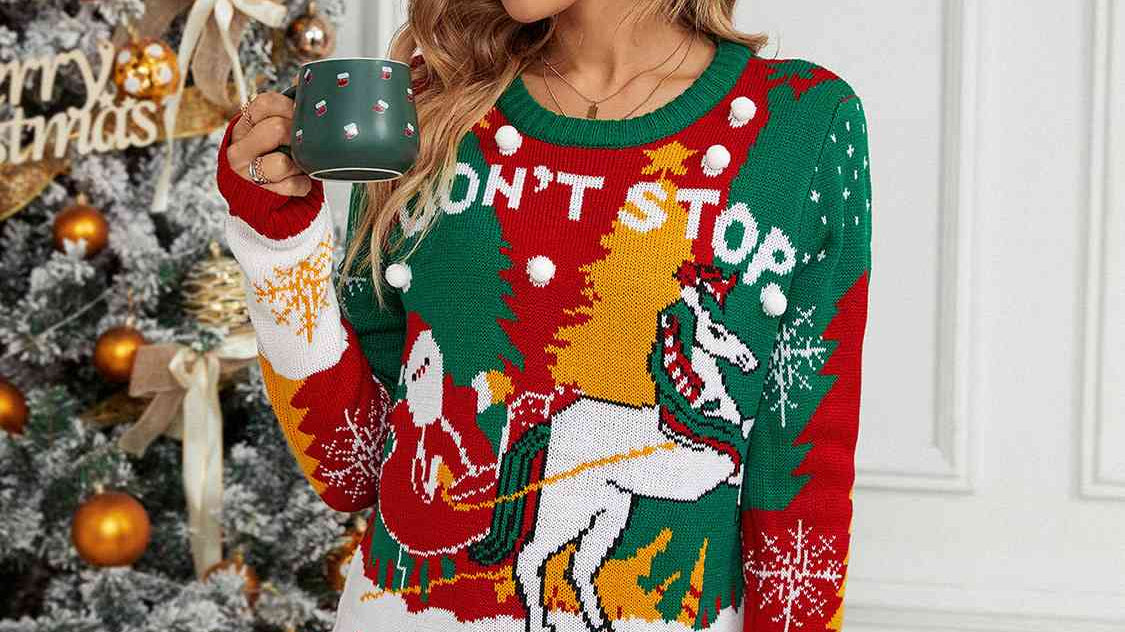 Get Ready For The Holidays With Joy Audrey's Ugly Christmas Sweater