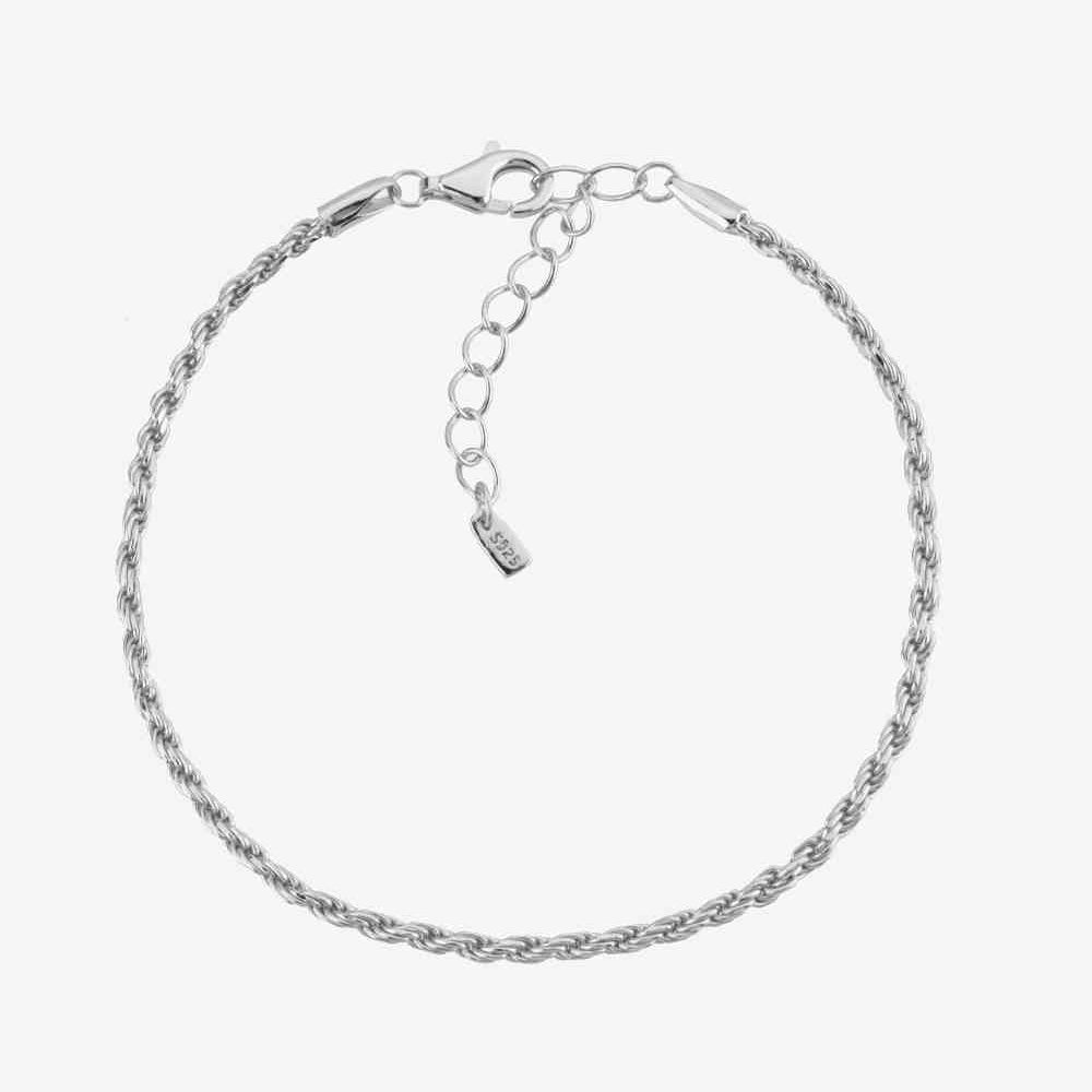 925 Sterling Silver Twisted Bracelet